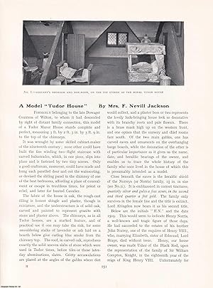 Imagen del vendedor de A Model 'Tudor House'. An original article from The Connoisseur, 1927. a la venta por Cosmo Books