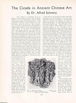 Bild des Verkufers fr The Cicada in Ancient Chinese Art. An original article from The Connoisseur, 1933. zum Verkauf von Cosmo Books