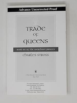 Imagen del vendedor de The Trade of Queens (Merchant Princes, Book 6) a la venta por Cross Genre Books