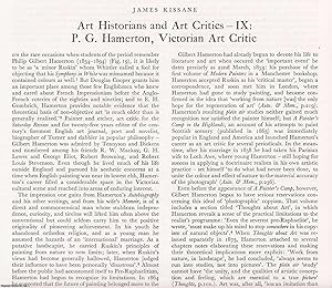 Bild des Verkufers fr P.G. Hamerton: Victorian Art Critic. An original article from The Burlington Magazine, 1972. zum Verkauf von Cosmo Books