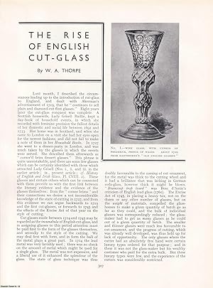 Seller image for The Rise of English Cut-Glass. An original article from The Connoisseur, 1930. for sale by Cosmo Books
