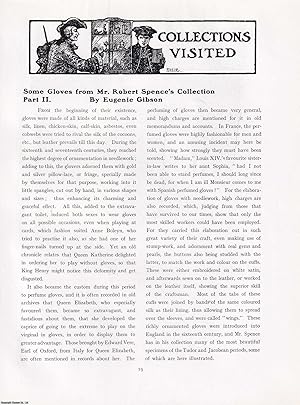 Immagine del venditore per Gloves from the Collection of Robert Spence, Part 2 only. An original article from The Connoisseur, 1920. venduto da Cosmo Books