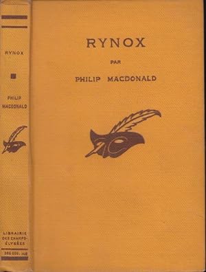 Imagen del vendedor de Rynox, par Philip Macdonald. Traduction de Marguerite Rendu. a la venta por PRISCA