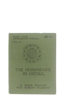 Seller image for The Horoscope in Detail for sale by World of Rare Books