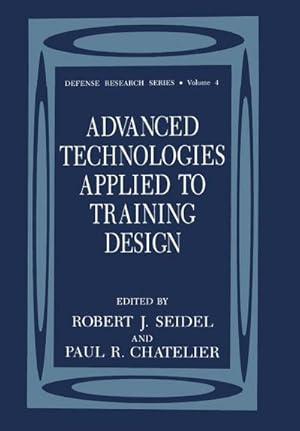Seller image for Advanced Technologies Applied to Training Design for sale by BuchWeltWeit Ludwig Meier e.K.