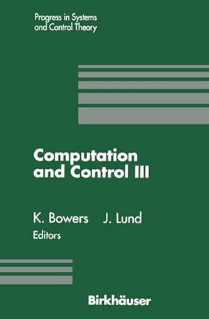 Seller image for Computation and Control: Volume 3 for sale by BuchWeltWeit Ludwig Meier e.K.