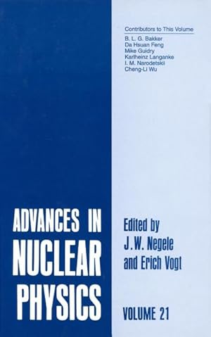 Imagen del vendedor de Advances in Nuclear Physics: Volume 21 a la venta por BuchWeltWeit Ludwig Meier e.K.