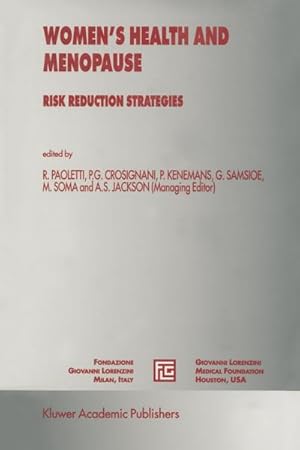 Imagen del vendedor de Women's Health and Menopause: Risk Reduction Strategies a la venta por BuchWeltWeit Ludwig Meier e.K.