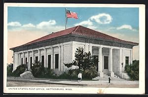 Immagine del venditore per Postcard Hattiesburg, MS, United States Post Office venduto da Bartko-Reher