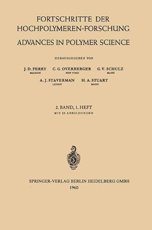 Seller image for Fortschritte der Hochpolymeren-Forschung / Advances in Polymer Science for sale by BuchWeltWeit Ludwig Meier e.K.