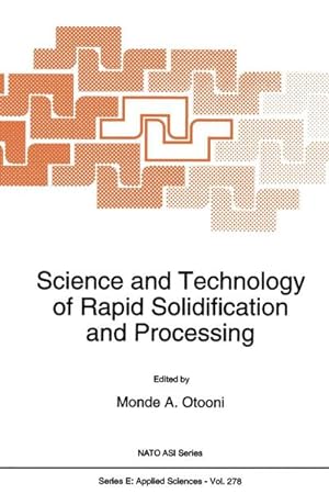 Seller image for Science and Technology of Rapid Solidification and Processing for sale by BuchWeltWeit Ludwig Meier e.K.