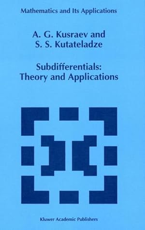 Seller image for Subdifferentials: Theory and Applications for sale by BuchWeltWeit Ludwig Meier e.K.