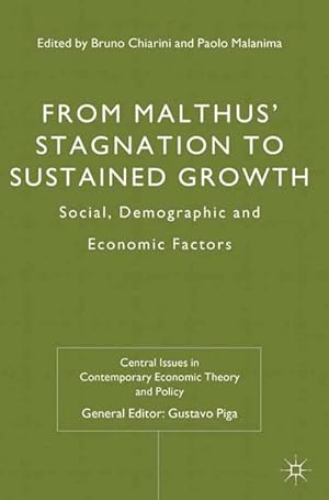 Immagine del venditore per From Malthus' Stagnation to Sustained Growth venduto da BuchWeltWeit Ludwig Meier e.K.