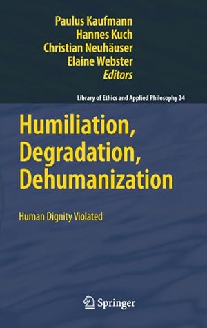 Immagine del venditore per Humiliation, Degradation, Dehumanization venduto da BuchWeltWeit Ludwig Meier e.K.