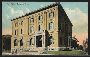 Immagine del venditore per Postcard Jackson, MS, Post Office venduto da Bartko-Reher