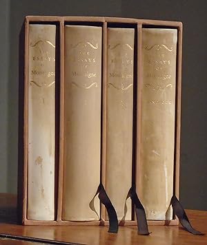 The Essays of Michel de Montaigne, Volumes I, II, III, and Handbook (SIGNED by Designer)