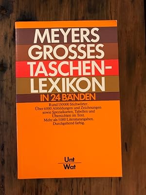 Meyer Grosses Taschenlexikon in 24 Bänden, Band 23: Unt - Wat