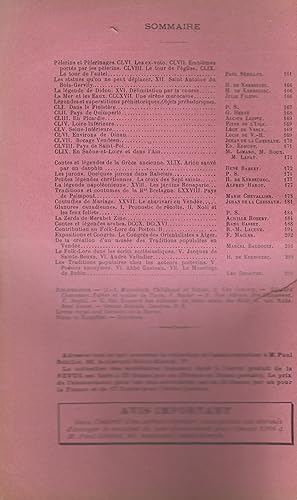 Seller image for Revue des Traditions Populaires. - Recueil mensuel de Mythologie, Littrature orale, Ethnographie traditionnelle et Art populaire. - Tome XXI - 21 anne - N 4-5 - Avril-Mai 1906. for sale by PRISCA