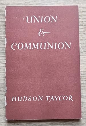 Seller image for Union and Communion: or Thoughts on the Song of Solomon for sale by Peter & Rachel Reynolds