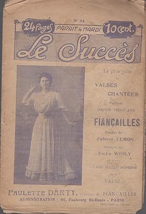 Imagen del vendedor de Le Succs - N 34 - 2 Anne - 27 Fvrier 1912 a la venta por PRISCA