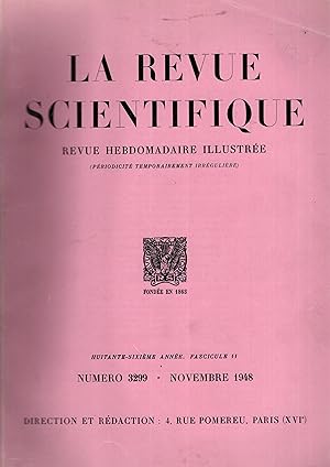 Seller image for La Revue Scientifique. - Revue hebdomadaire illustre. - 86 Anne - Fascicule 11 - N 3299 for sale by PRISCA