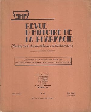 Seller image for Revue d'Histoire de la Pharmacie. - 25 Anne - N 98 for sale by PRISCA