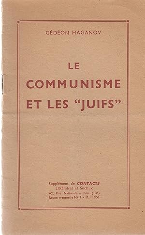 Image du vendeur pour Le Communisme et les "Juifs". mis en vente par PRISCA