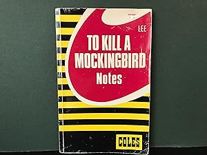 Imagen del vendedor de To Kill a Mockingbird - Notes (Coles Notes) a la venta por Bookwood