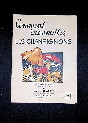 Bild des Verkufers fr Comment reconnatre les champignons zum Verkauf von LibrairieLaLettre2