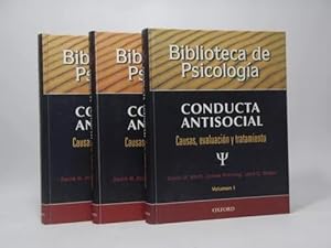 Seller image for Biblioteca De Psicologa Conducta Antisocial Causas 2002 Cc1 for sale by Libros librones libritos y librazos