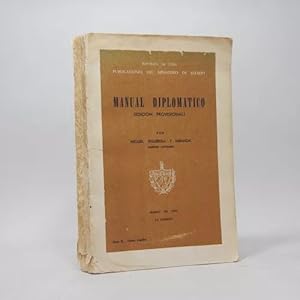 Seller image for Manual Diplomtico Miguel Figueroa Y Miranda 1959 Ba2 for sale by Libros librones libritos y librazos