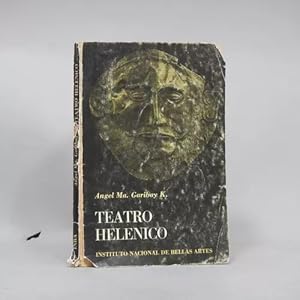 Imagen del vendedor de Teatro Helenico Angel Ma Garibay K Bellas Artes 1965 Ag5 a la venta por Libros librones libritos y librazos