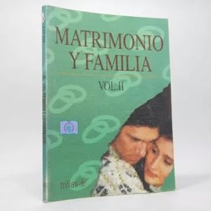 Imagen del vendedor de Matrimonio Y Familia Volumen 2 Editorial Trillas 1998 Ba1 a la venta por Libros librones libritos y librazos