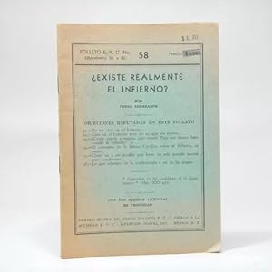 Bild des Verkufers fr Existe Realmente El Infierno Pedro Sembrador 1942 A4 zum Verkauf von Libros librones libritos y librazos