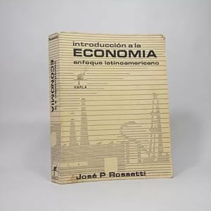 Imagen del vendedor de Introduccin A La Economa Jos P Rossetti 1979 Be5 a la venta por Libros librones libritos y librazos