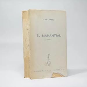 Imagen del vendedor de El Manantial Tomo I Ayn Rand Editorial Planeta 1968 Bc4 a la venta por Libros librones libritos y librazos