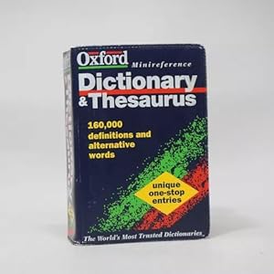 Seller image for The Oxford Minireference Dictionary & Thesaurus 1997 Bf1 for sale by Libros librones libritos y librazos