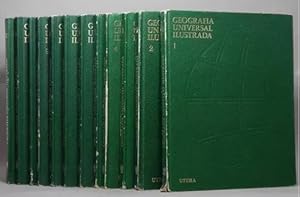 Imagen del vendedor de Geografa Universal Ilustrada 12 Tomos Uteha 1982 M7 a la venta por Libros librones libritos y librazos