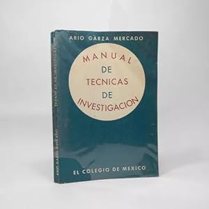 Seller image for Manual Tcnicas Investigacin Ciencias Sociales Bf6 for sale by Libros librones libritos y librazos