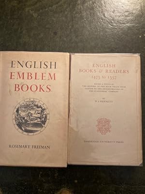 Imagen del vendedor de English Emblem Books; English Books & Readers 1475-1557 - 2 books a la venta por McGonigles'