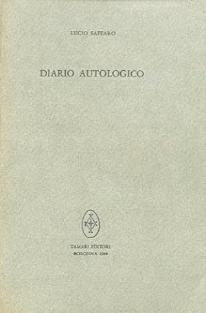 Imagen del vendedor de Diario autologico. a la venta por LIBET - Libreria del Riacquisto