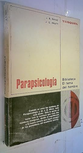 Seller image for Parapsicología for sale by Librería La Candela