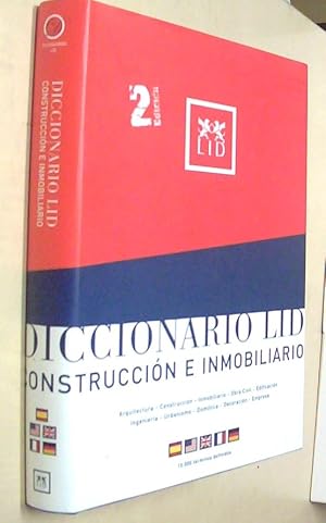 Imagen del vendedor de Diccionario Lid de construccin e inmobiliario. 2 edicin a la venta por Librera La Candela