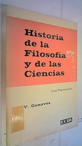 Bild des Verkufers fr Historia de la Filosofa y de las Ciencias. Sntesis para preuniversitarios zum Verkauf von Librera La Candela