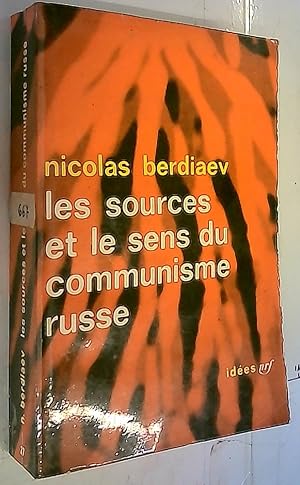 Image du vendeur pour Les sources et le sens du communisme russe mis en vente par Librera La Candela