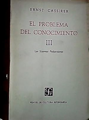 Imagen del vendedor de El problema del conocimiento III a la venta por Librera La Candela