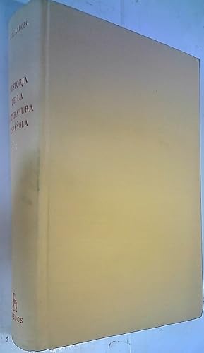 Imagen del vendedor de Historia de la literatura espaola. Tomo I, Edad Media y Renacimiento a la venta por Librera La Candela