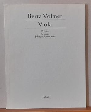 Bild des Verkufers fr Viola (Etden. Studies) zum Verkauf von ANTIQUARIAT H. EPPLER