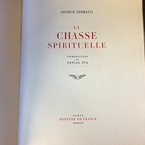 Seller image for La CHASSE SPIRITUELLE . for sale by Lecapricorne