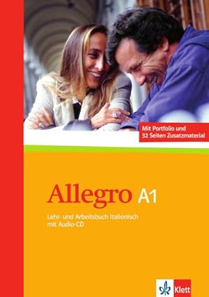 Bild des Verkufers fr Allegro / Lehr- und Arbeitsbuch mit CD (A1) : Lehr- und Arbeitsbuch + Portfolio + Zusatzmaterial + Audio-CD zum Verkauf von AHA-BUCH GmbH